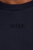 Кофта BOSS Boss Athleisure чоловіча колір синій однотонна