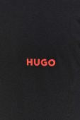 Бавовняна футболка HUGO 3-pack колір чорний з принтом (3351052)
