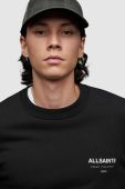Бавовняна футболка AllSaints колір чорний з принтом (2830606)