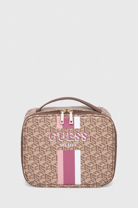 Косметичка Guess колір бежевий (3383069)