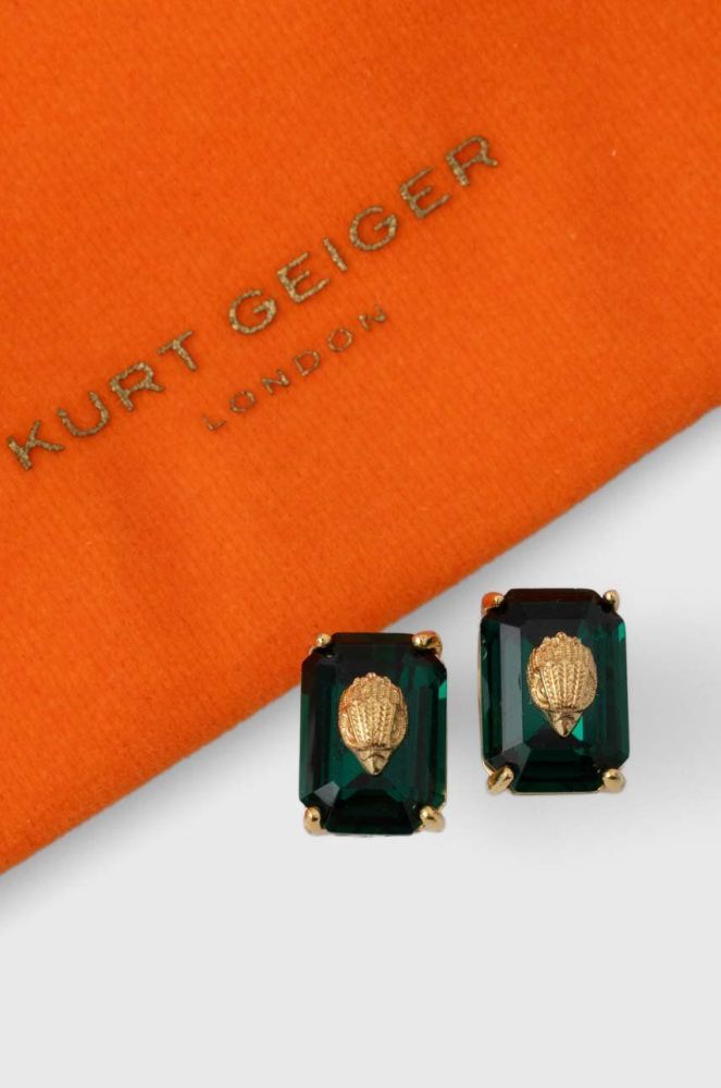 Сережки Kurt Geiger London колір зелений (3553428)