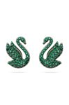 Сережки Swarovski 5650063 ICONIC SWAN колір зелений