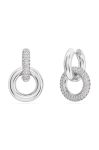 Сережки Swarovski DEXTERA колір срібний (3387163)