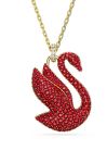 Ланцюжок Swarovski 5649773 ICONIC SWAN колір червоний