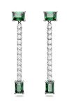 Сережки Swarovski MATRIX колір зелений (3387224)