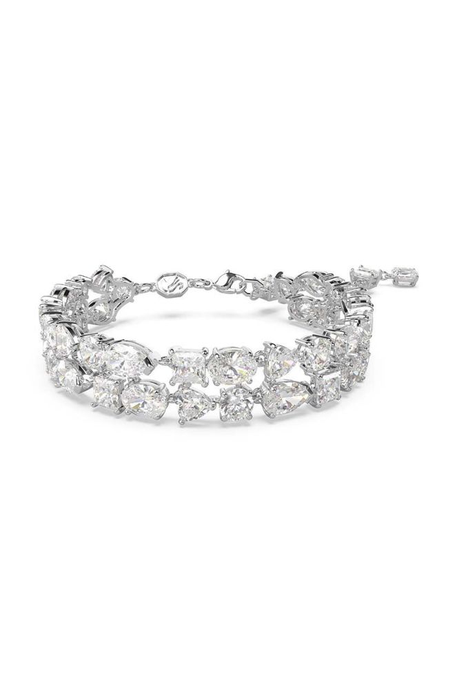 Браслет Swarovski MESMERA жіночий колір срібний (3376126)