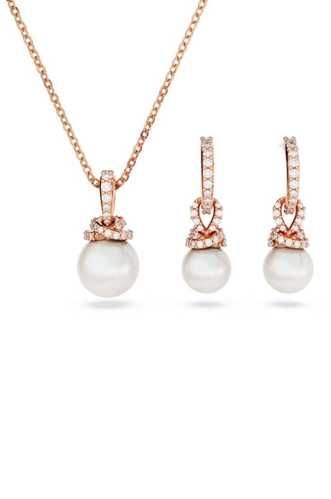 Кольє і сережки Swarovski ORIGINALLY колір золотий