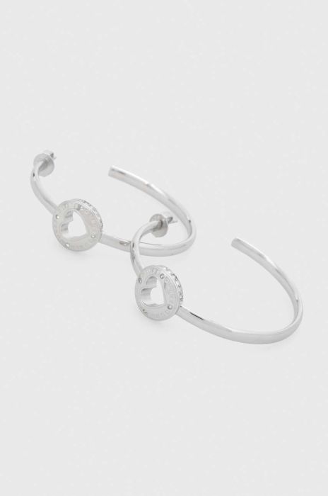 Сережки Guess колір срібний (3577322)