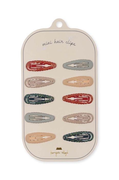 Дитячі шпильки для волосся Konges Sl?jd 10-pack колір барвистий (3675575)