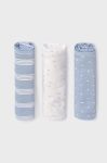 Дитяча пелюшка Mayoral Newborn 3-pack колір блакитний (3413128)
