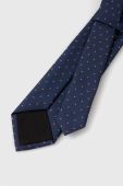 Краватка з домішкою шовку BOSS колір синій (3372267)