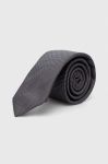 Шовковий галстук BOSS колір сірий (3406873)