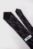 Шовковий галстук Moschino колір чорний (3403193)