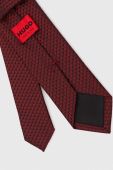 Шовковий галстук HUGO колір червоний (3492207)