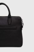 Шкіряна сумка для ноутбука BOSS колір чорний
