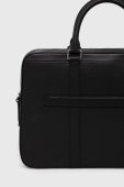 Шкіряна сумка для ноутбука Tommy Hilfiger колір чорний