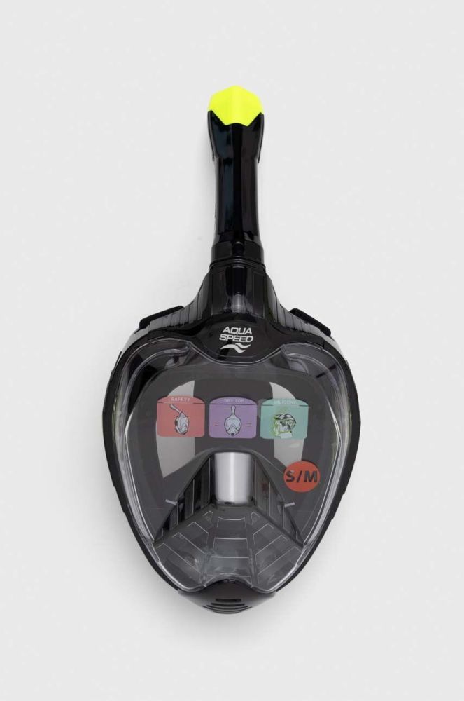 Маска для дайвінгу Aqua Speed Veifa ZX колір чорний