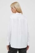 Бавовняна сорочка Seidensticker жіноча колір білий regular класичний комір (3584917)