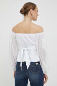 Блузка Guess жіноча колір білий однотонна (3406879)