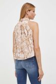 Блузка Guess жіноча колір бежевий