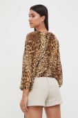 Блузка Marciano Guess жіноча колір коричневий візерунок (3423450)