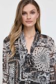 Блузка Twinset жіноча колір сірий візерунок