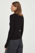 Светр Herskind жіночий колір чорний півгольф
