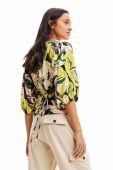 Блузка Desigual жіноча візерунок колір барвистий (3476697)