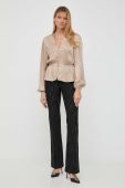 Сорочка Guess жіноча колір бежевий relaxed