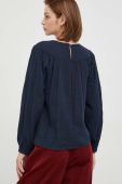 Бавовняна блузка Pepe Jeans INNA жіноча колір синій однотонна