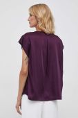 Блузка Sisley жіноча колір фіолетовий однотонна (3449806)