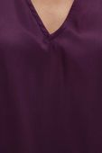 Блузка Sisley жіноча колір фіолетовий однотонна (3449806)