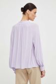Блузка BA&SH жіноча колір фіолетовий однотонна