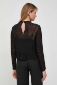 Блузка Twinset жіноча колір чорний з аплікацією (3655233)
