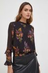 Блузка Twinset жіноча колір чорний візерунок (3592643)