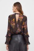 Блузка Twinset жіноча колір чорний візерунок (3592643)