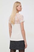 Блузка Morgan жіноча колір бежевий однотонна (3683431)