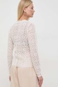 Блузка Morgan жіноча колір бежевий однотонна (3683446)