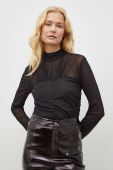 Блузка Gestuz жіноча колір чорний однотонна (3577644)