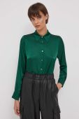 Сорочка Artigli жіноча колір зелений regular класичний комір