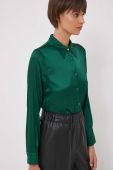 Сорочка Artigli жіноча колір зелений regular класичний комір