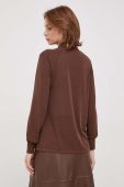 Блузка Artigli жіноча колір коричневий однотонна
