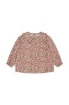 Дитяча бавовняна блузка Konges Sl?jd колір рожевий візерунок (3526850)