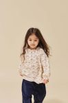 Дитяча блузка Konges Sl?jd колір бежевий візерунок (3673632)