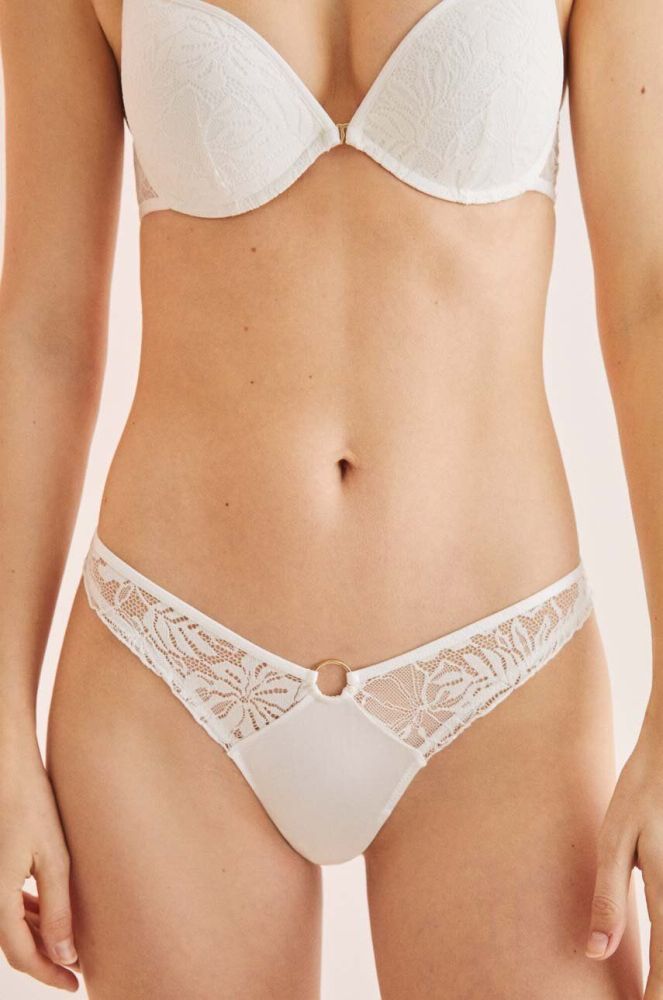 Труси women'secret SUMMER FEMININE колір білий 4215848