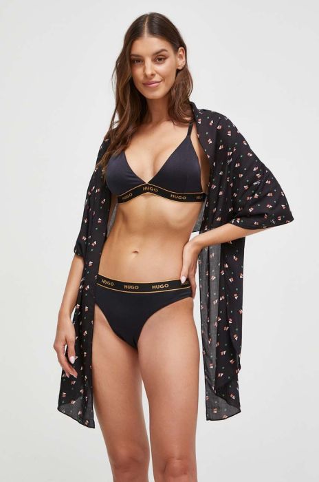 Парео Tommy Hilfiger колір чорний