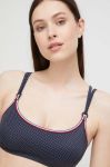 Купальний бюстгальтер Tommy Hilfiger колір синій м'яка чашечка (3290559)