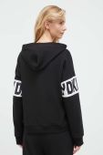 Піжамна кофта Dkny жіноча колір чорний