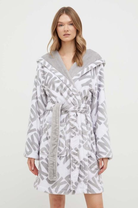 Халат Dkny колір сірий
