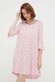 Нічна сорочка Kate Spade жіноча колір рожевий